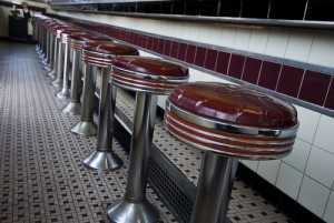 Seats at a diner